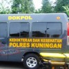 Mobil ambulan baru Polres Kuningan.