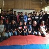 H Amin Santono berfoto bersama dengan panitia Porsadin seusai acara.