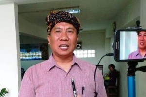 Bayu Risnandar, saksi pada sidang  PTUN PLPR Pelabuhanratu di Bandung.