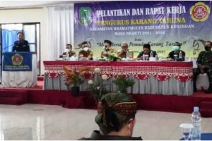 Pelantikan Forun Karang Taruna Kramatmulya.