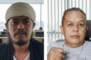 Rokhim (kiri), Manap (kanan)