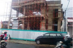 Pembangunan gedung BNI 46 Kuningan.