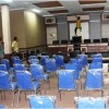Aula yang disulap jadi ruang rapat